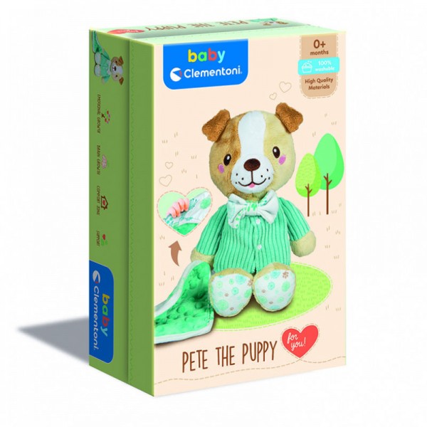 Βρεφικό Χνουδωτό Σκυλάκι Νάνι σε Κουτί Δώρου 0+ Μηνών