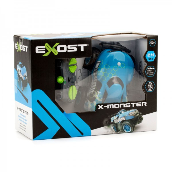 Τηλεκατευθυνόμενο αυτοκίνητο γαλάζιο Exost X-Monster ASSRT 5+ετών