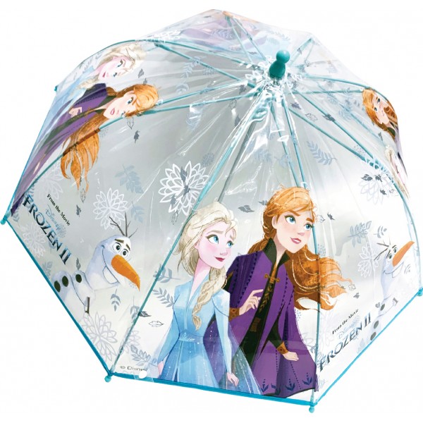 Ομπρέλα παιδική μονοκόμματη απλή με άνοιγμα ασφαλείας 45cm Frozen II