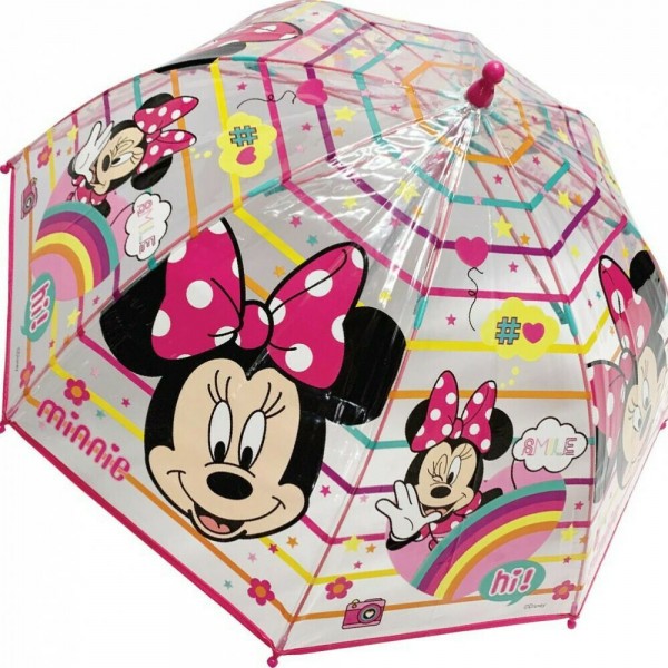 Ομπρέλα παιδική μονοκόμματη 45cm με σχέδιο Minnie Mouse