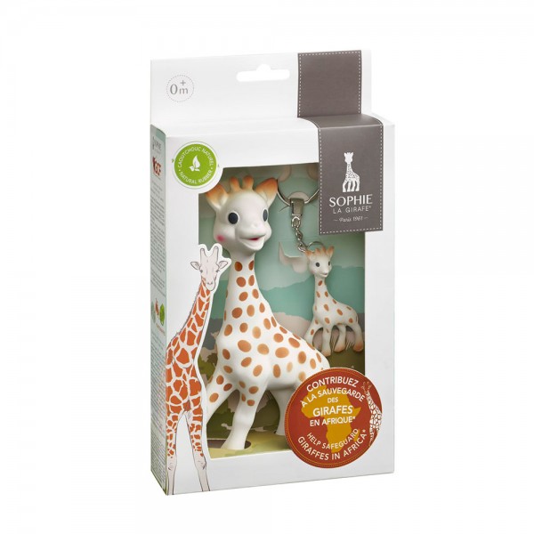 Σόφι καμηλοπάρδαλη Μασητικό Σετ δώρου "Save Giraffes" 0+ μηνών
