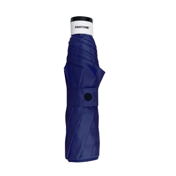 Ομπρέλα ενηλίκων χειροκίνητη σπαστή αντιανεμική σκούρο μπλε Pantone 53cm