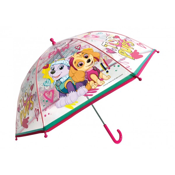 Ομπρέλα παιδική μονοκόμματη με σχέδιο Paw Patrol 45cm