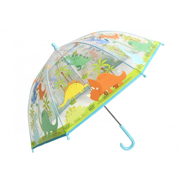 Ομπρέλα παιδική μονοκόμματη με σχέδιο Dinosaurs 45cm